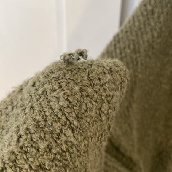 SO women’s olive green open front cardigan - Picture 7 of 10